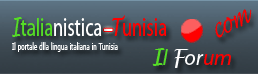 Forum ITALIANISTICA TUNISIA ITALIA